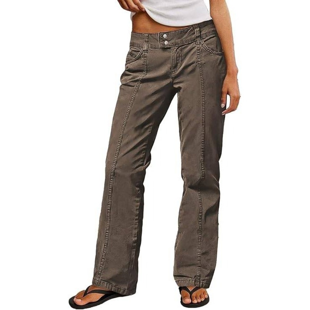 Women's Brown Boot Cut Pants